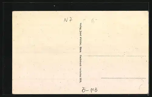 AK Messern, Blick auf die Kirche und das Schloss