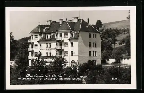 AK Bad Schallerbach, die Hauptanstalt für die Angesteltenversicherung