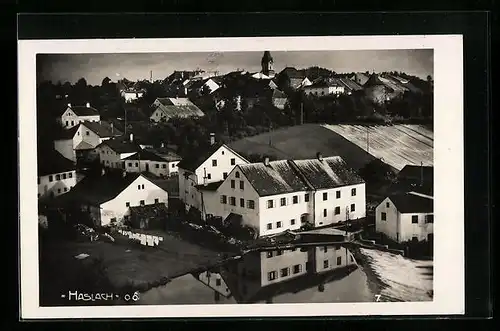 AK Haslach, Blick über die Dächer der Stadt