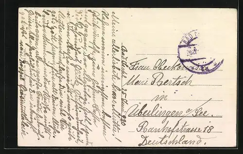 AK Bad Ischl, Villen auf dem Traunquai