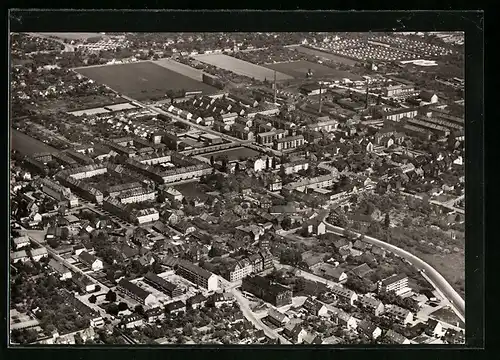 AK Hannover-Badenstedt, Ortsansicht vom Flugzeug aus