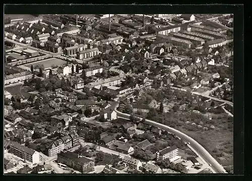 AK Hannover-Badenstedt, Ortsansicht, Fliegeraufnahme