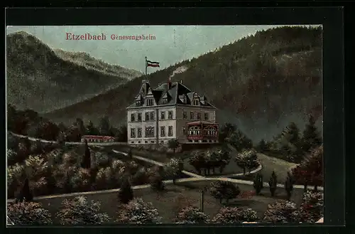 AK Etzelbach, Blick auf ein Genesungsheim