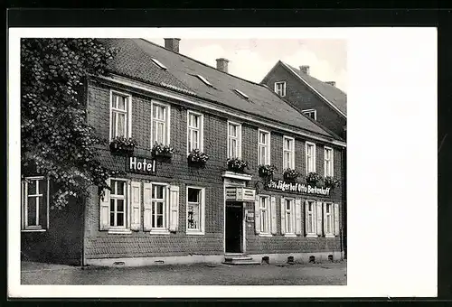 AK Solingen-Ohligs, Hotel Jägerhof, Bahnstrasse 16-18