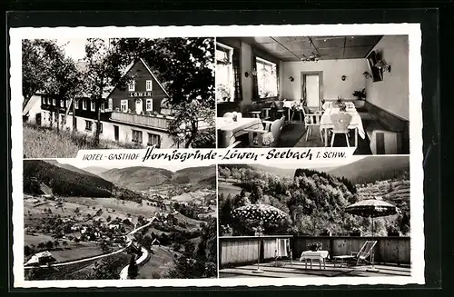 AK Seebach i. Schw., Hotel-Gasthof Hornisgrinde-Löwen