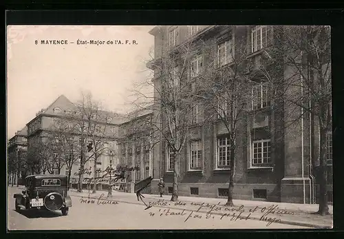 AK Mainz, Etat-Major de l`A. F. R., Auto