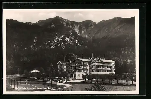 AK Bayrisch Gmain /Bad Reichenhall, Kurhaus Hotel am Forst