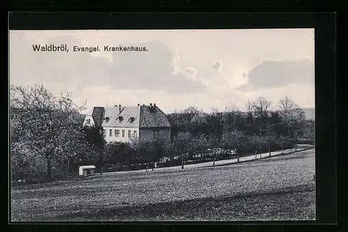 AK Waldbröl, Evangelisches Krankenhaus mit Landstrasse