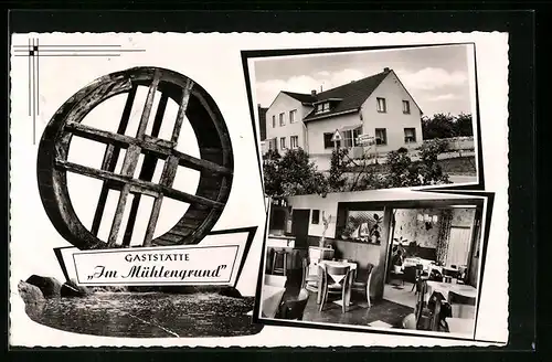 AK Impekoven bei Bonn, Gaststätte Im Mühlengrund von Gertrud Aretz