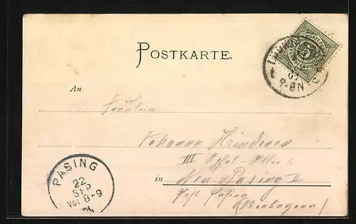 AK Stuttgart, Das Kaiserdenkmal