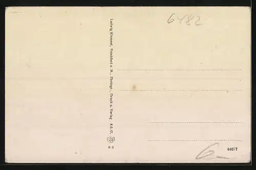 AK Bad Orb, Ortsansicht vom Wintersberg