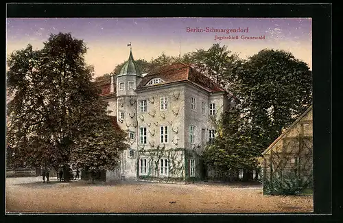 AK Berlin-Schmargendorf, Jagdschloss Grunewald