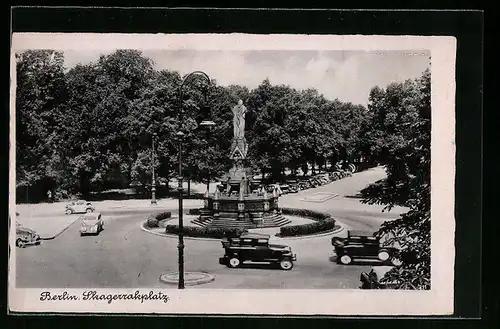 AK Berlin-Tiergarten, Skagerrakplatz mit Denkmal