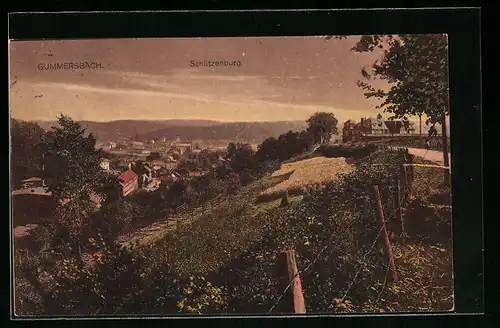 AK Gummersbach, Panorama mit Schützenburg