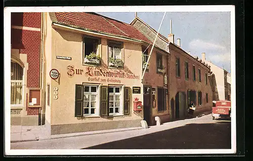 AK Bad Godesberg, Historisches Gasthaus Zur Lindenwirtin