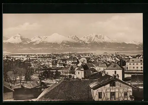 AK Poprad, V pozadi Vysoke Tatry