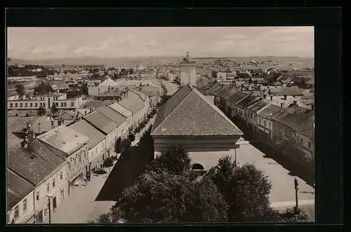 AK Poprad, Teilansicht aus der Vogelschau