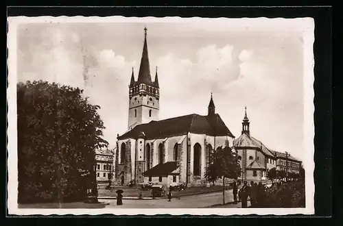 AK Presov, Röm.-Kath. Kirche mit Strasse