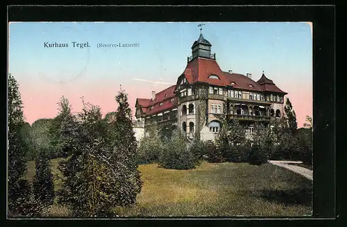 AK Berlin-Tegel, Kurhaus, Reserve-Lazarett