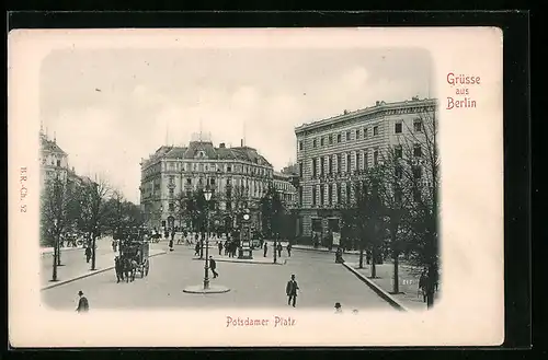 AK Berlin-Tiergarten, Potsdamer Platz