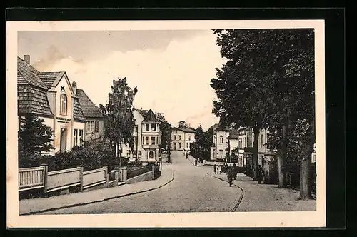 AK Reinfeld /Holstein, Partie in der Bahnhofstrasse