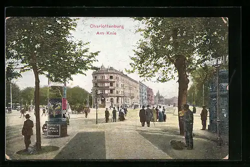 AK Berlin-Charlottenburg, Partie am Knie