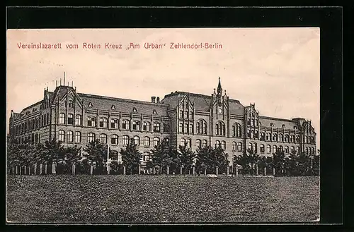 AK Berlin-Zehlendorf, Vereinslazarett vom Roten Kreuz Am Urban