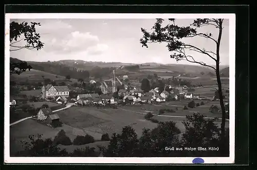 AK Holpe /Bez. Köln, Gesamtansicht aus der Vogelschau