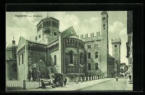 AK Trento, Duomo, Blick auf Dom