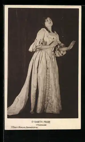 AK Opernsängerin Elisabeth Feuge in Rosenkavalier
