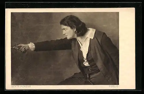 AK Opernsängerin Berta Morena in Fidelio