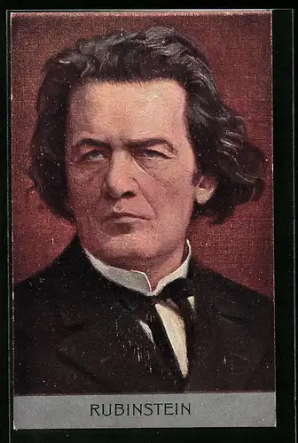 AK Portrait des Komponisten Rubinstein