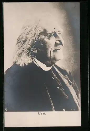 AK Portrait des Komponisten Liszt
