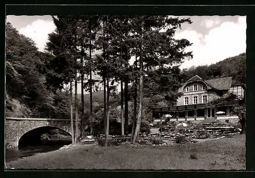 AK Rüdesheim, Wald-Gasthof und Pension Kammerburg im Wispertal