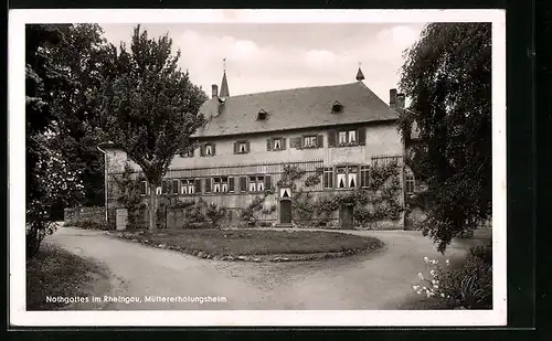 AK Rüdesheim, Müttererholungsheim Nothgottes im Rheingau