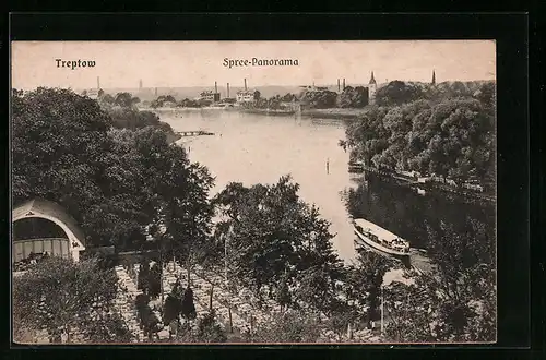 AK Treptow, Spree-Panorama