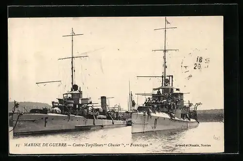 AK Marine de Guerre, Contre-Torpilleurs Obusier, Francisque