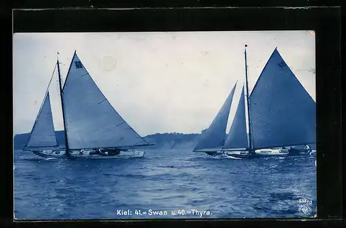 AK Kiel, Segelboote Swan 41 und Thyra 40, Segelsport