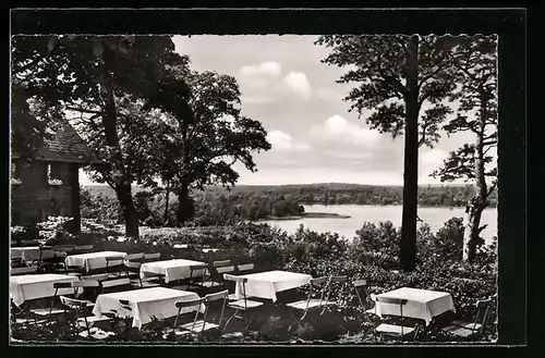 AK Berlin-Wannsee, Gaststätte Blockhaus Nikolskoe