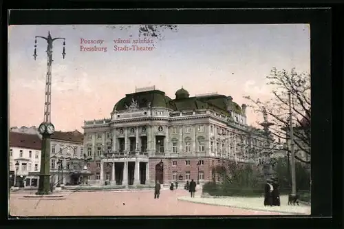 AK Pressburg, Partie am Stadt-Theater