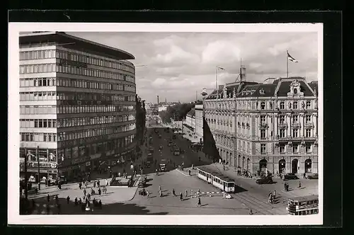 AK Berlin, Potsdamer Platz mit Hermann Göring-Strasse aus der Vogelschau