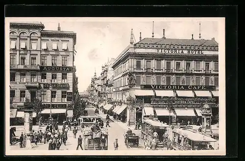 AK Berlin, Unter den Linden, Ecke Friedrichstrasse