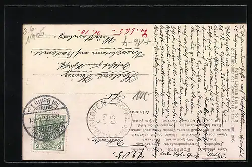 AK Berlin, Festzug zur Einholung der Kronprinzessin 1905