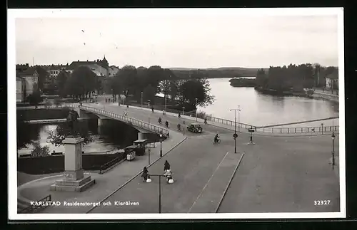 AK Karlstad, Residenstorget och Klarälven