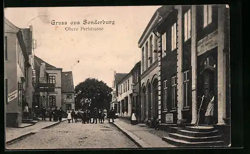 AK Sonderburg, Partie in der Oberen Perlstrasse