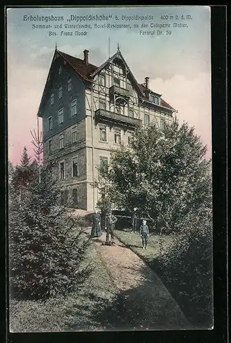 AK Dippoldiswalde, Erholungshaus Dippoldshöhe, Hotel-Restaurant