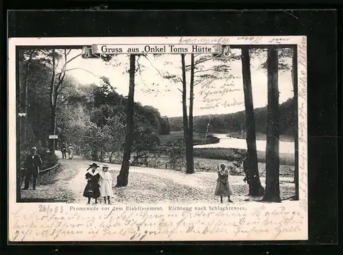 AK Zehlendorf b. Berlin, Gasthaus Onkel Toms Hütte