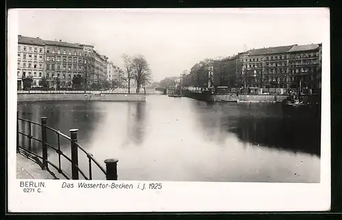 AK Berlin, Das Wassertor-Becken i. J. 1925