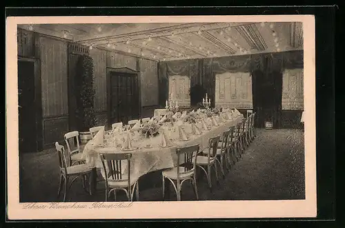 AK Berlin, Blauer Saal im Lehrer-Vereinshaus, Inh.: Carl Saeger, Alexanderplatz