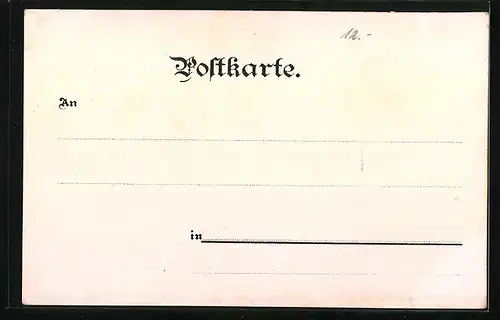 Lithographie Cöln, St. Aposteln, Kaiser Wilhelm I, Strassenpartie